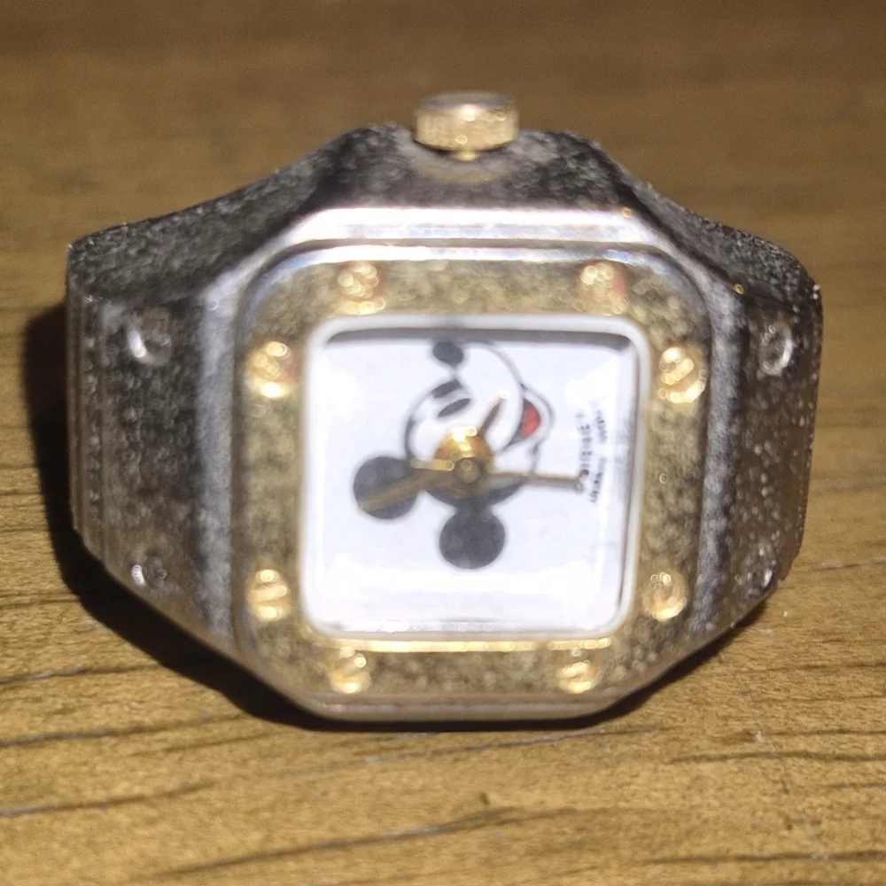Silver and Gold Mickey Mouse Watch